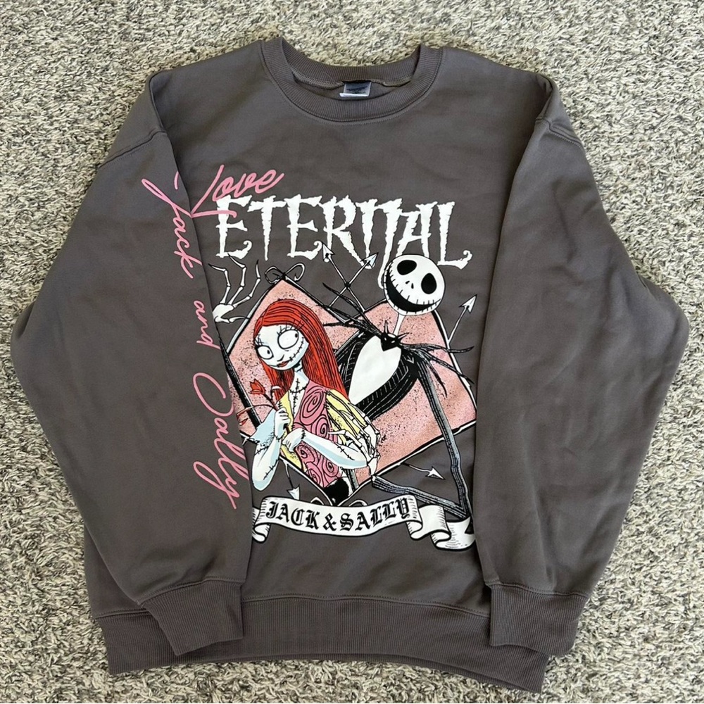 Jack & Sally Brown Sweater